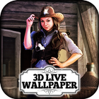 3D Wallpaper Wild West Outlaws icône
