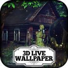 3D Wallpaper - Haunted Mansion icône