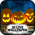 3D Wallpaper - Pumpkin Patch