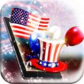 3D Wallpaper: Stars and Stripes