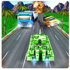 Real Army Tank Race : Endless Traffic Rider أيقونة