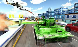 Real Army Tank Race : Endless Traffic Rider الملصق