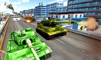 Real Army Tank Race : Endless Traffic Rider تصوير الشاشة 2