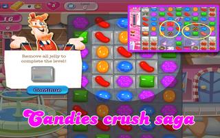 پوستر new Candy Crush saga guide.