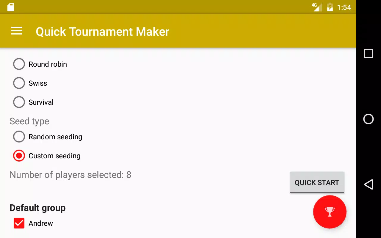 Tournament Maker for Android - Download