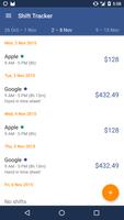 Shift Tracker screenshot 1