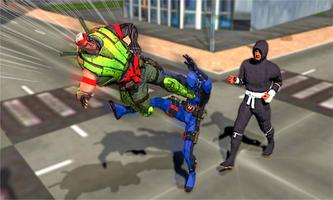 Super Dead Hero Dual Swords Pool Mafia Green hero screenshot 3