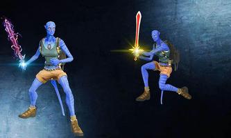 Fictional Avatar Thunder Sword Hero:Alien World 3D bài đăng