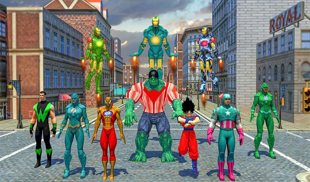 Grand Flying Iron Superhero City Legend Battle For Android - all superhero city codes roblox