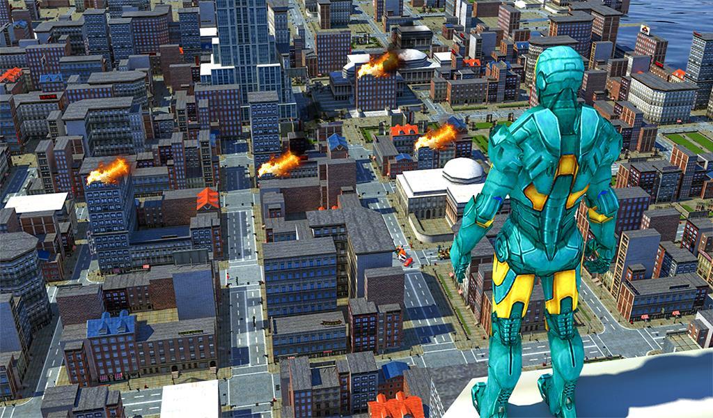 Grand Flying Iron Superhero City Legend Battle For Android - super hero abs roblox