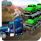 Multistory Car Transporter Trailer Truck Parking biểu tượng