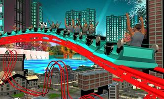 Mô phỏng Tương lai Roller Coaster Thrill Ride ảnh chụp màn hình 1