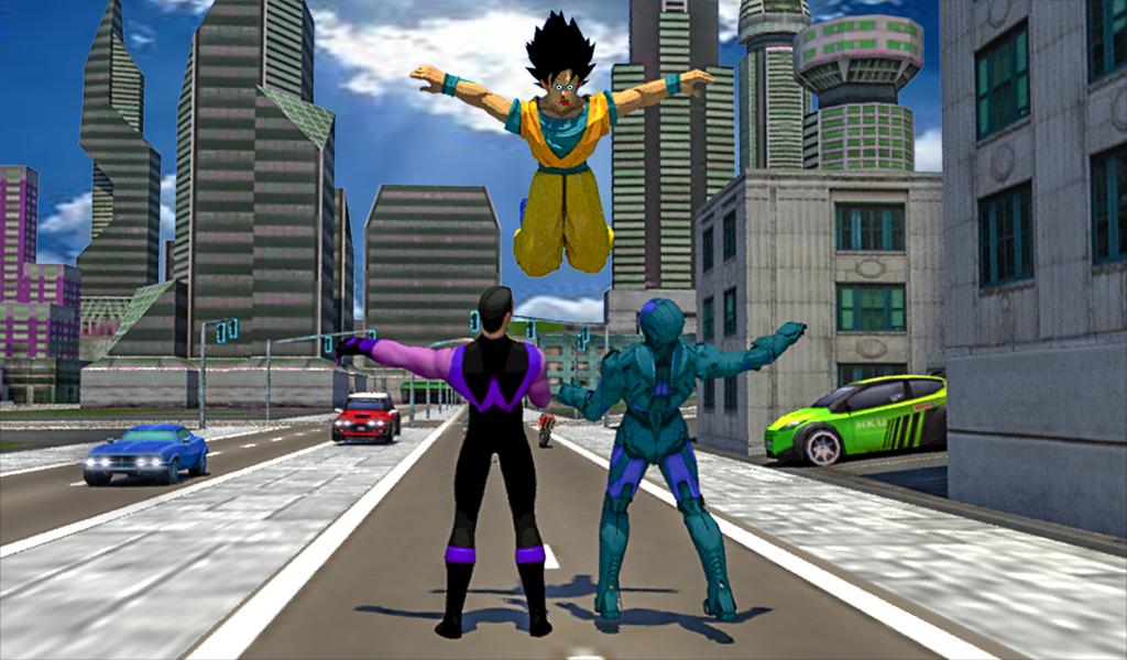 Goku Warriors Vs Superheroes Fighter Grand Battle For Android Apk Download - roblox dragon ball goku simulator youtube