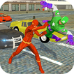 Super Flash Speed Hero gegen Gangster Battle