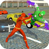 Super Flash Speed Hero vs Gangster Monster Battle icône