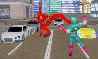 Super Flash Speed Hero gegen Gangster Battle Screenshot 1