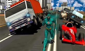 Super Flash Speed Hero vs Gangster Monster Battle capture d'écran 2