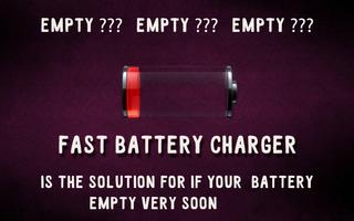 Fast Battery Charger Poster
