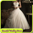 beautiful wedding dresses icon