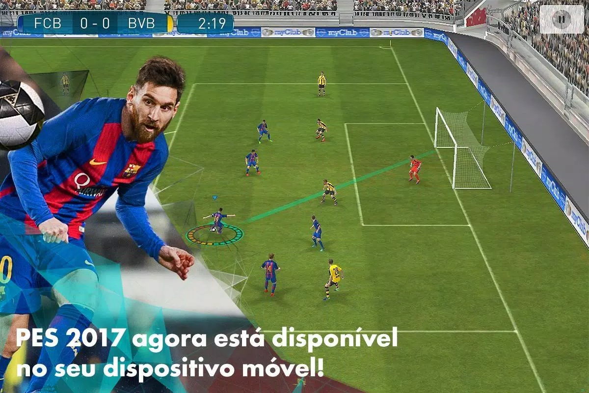 PES 2018 MOBILE OFICIAL MELHOR JOGO DE FUTEBOL PARA CELULAR 