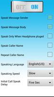 Caller Name & SMS Reader Affiche