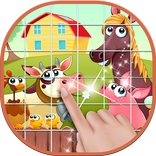 Kids Tile Puzzle - Kids cartoon animal Puzzle