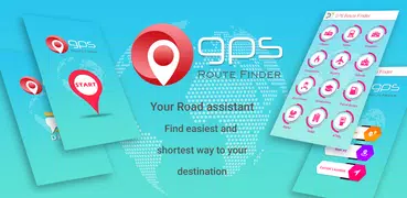 地図付きGPSルートファインダー