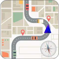 GPS Route Finder mit Karten