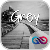 Grey Launcher Theme FREE أيقونة