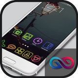 Night Launcher Theme FREE icône