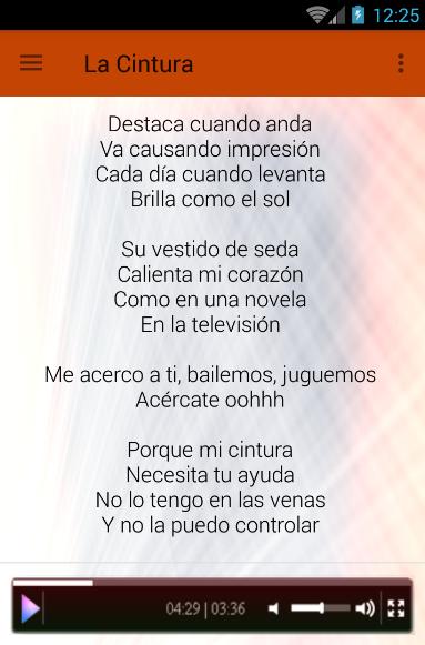 Alvaro Soler La Cintura mp3 letra canciones musica for Android - APK  Download