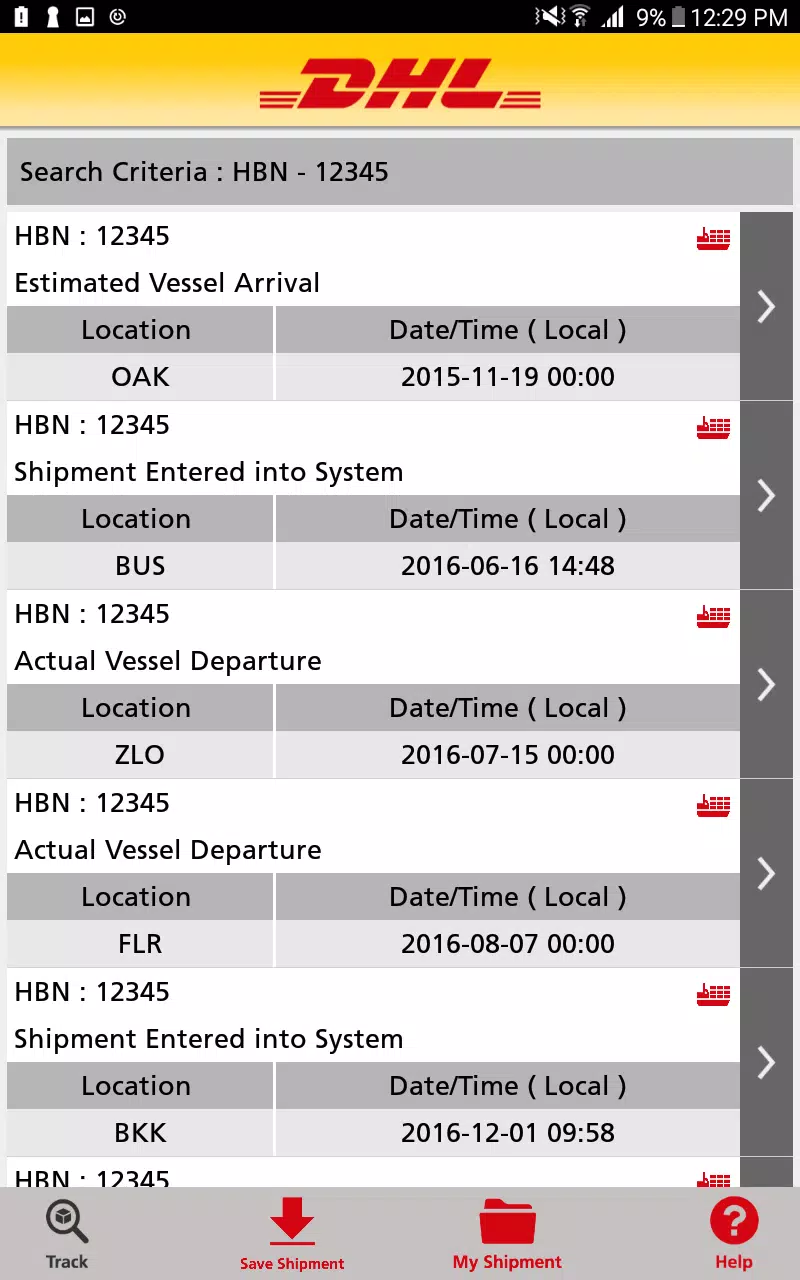 DHL Track Shipment APK for Android Download