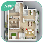 3D Home Designs Plan icono