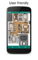 3D Home Designs Plan Poster
