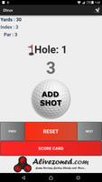 Golf Scorecard poster