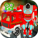American Truck Firefighter Flying 911 Rescue Robot APK