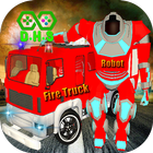 American Truck Firefighter Flying 911 Rescue Robot 아이콘