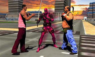 Dual Sword Pool Superhero Crime battle Legend City screenshot 3