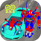 Mutant Spider Robot Transformation Superhero icono