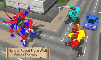 Mutant Spider Robot Transformation Superhero Poster