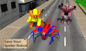 Mutant Spider Robot Transformation Superhero capture d'écran 1