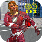 Super Multi Speed Flash Girl Warrior hero icon