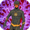 Super Black flash speed lightning hero:Flash Game APK