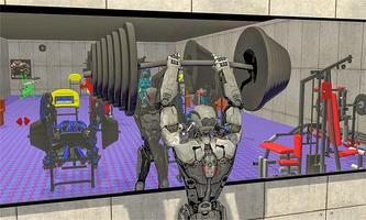 Transformer Robots Gym Fitness Trainer:Robots Gym Affiche