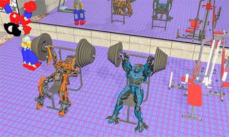 Transformer Robots Gym Fitness Trainer:Robots Gym capture d'écran 1