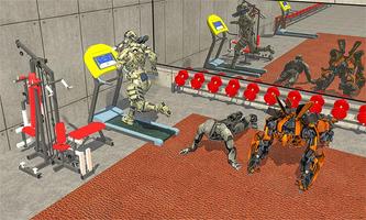 Transformer Robots Gym Fitness Trainer:Robots Gym capture d'écran 3