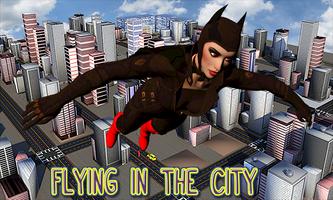 Super Girl Bat: Woman fighting Hero War capture d'écran 2