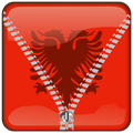 Albania Flag Zipper LockScreen