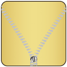 Golden theme Zipper LockScreen simgesi