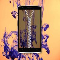 Ink Zipper Lock Screen syot layar 2